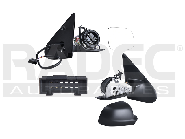 ESPEJO ST IBIZA 99-02 ELECTRICO C/DESEMPANANTE CORRUGADO 5 PINES TDI 1.9/SDI 1.9/T1.8 20V/I1.6/1.6/1.4 16V/1.4/1.0 DER