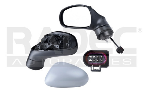ESPEJO ST LEON 06-09 ELECTRICO C/DESEMPANANTE P/PINTAR 5 PINES TFSI 2.0/TDI 2.0/FSI 2.0/2.0/TSI 1.8/TDI 1.6/LPG 1.6/TSI 1.2/TDI 1.9/1.6/1.4 16V IZQ
