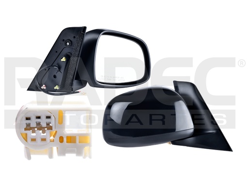 ESPEJO SZ SX4 07-14 ELECTRICO P/PINTAR 3 PINES SPORT/V/CROSSOVER/JE/JA/JX/JLX/BASE L4 4CILINDROS 2.0L 4 PUERTAS DER