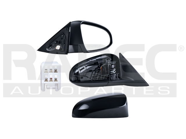 ESPEJO TY CAMRY 12-14 ELECTRICO P/PINTAR 3 PINES XLE/SE/LE/L/HYBRID L4/V6 4/6CILINDROS 2.5/3.5L 4 PUERTAS DER