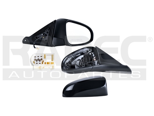 ESPEJO TY CAMRY 15-17 ELECTRICO C/DESENPANANTE P/PINTAR 5 PINES XSE/XLE/SE/LE/HYBRID L4 4CILINDROS 2.5L 4 PUERTAS DER