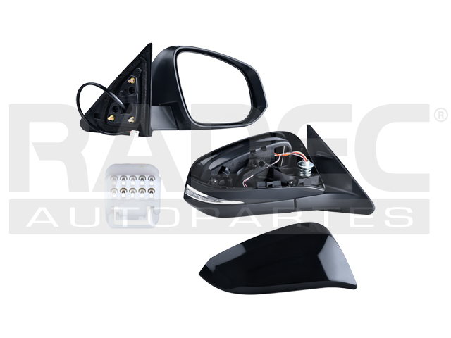 ESPEJO TY HIGHLANDER 14-16 ELECTRICO C/DIRECCIONAL P/PINTAR LIMITED/XLE/LE/HYBRID DER