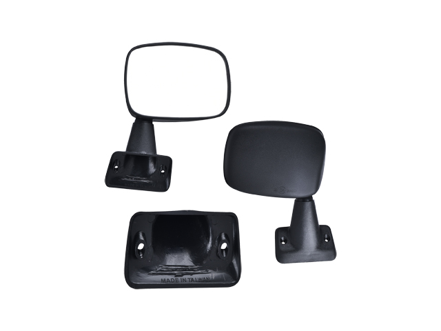 ESPEJO TY PICK UP 84-88 MANUAL CORRUGADO NEGRO SR-5/DLX/BASE (U.T.P) DER
