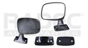ESPEJO TY PICK UP 79-83 MANUAL CORRUGADO NEGRO (U.T.P) IZQ