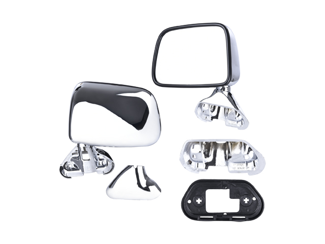 ESPEJO TY PICK UP 89-95 MANUAL CROMADO (U.T.P) IZQ