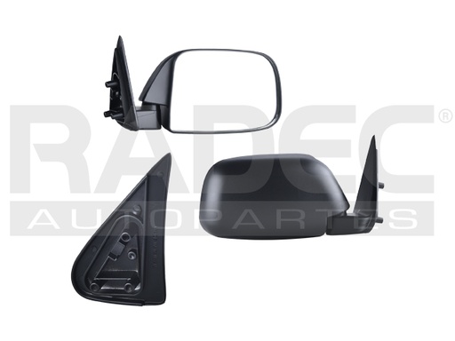 ESPEJO TY PICK UP 89-95 4X4 MANUAL NEGRO SR-5/DLX/BASE (U.T.P) DER