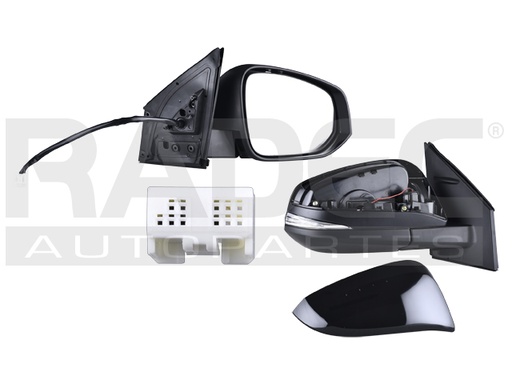 ESPEJO TY RAV 4 13-18 ELECTRICO C/DIRECCIONAL E/ABATIBLE P/PINTAR (7 PINES) DER