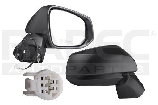 ESPEJO TY RAV 4 19-23 ELECTRICO CORRUGADO (3 PINES) LE L4 4CILINDROS 2.5L 5 PUERTAS DER