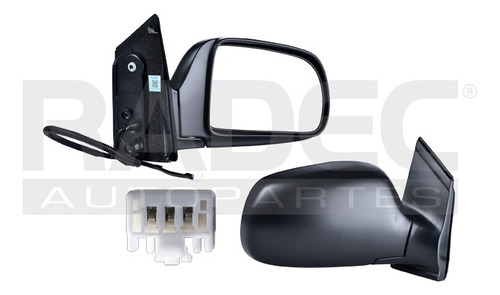 ESPEJO TY SIENNA 98-03 ELECTRICO CORRUGADO 3 PINES CE/XLE/LE V6 6CILINDROS 3.5L 4/5 PUERTAS DER