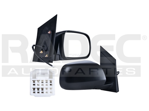 ESPEJO TY SIENNA 04-10 ELECTRICO C/DESENPANANTE P/PINTAR 5 PINES V/LIMITED/CE/XLE/LE V6 6CILINDROS 3.5L 4/5 PUERTAS DER