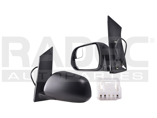 ESPEJO TY SIENNA 15-20 ELECTRICO 3 PINES C/PUNTO CIEGO CORRUGADO CE/LE/XLE/LIMITED V6 6 CILINDROS 3.5L 5 PUERTAS IZQ