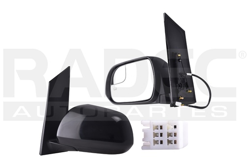 ESPEJO TY SIENNA 15-20 ELECTRICO 5 PINES C/DESENPANANTE C/PUNTO CIEGO P/PINTAR CE/LE/XLE/LIMITED V6 6 CILINDROS 3.5L 5 PUERTAS IZQ