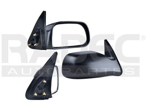 ESPEJO TY TACOMA 01-04 C/CONTROL NEGRO DLX/S-RUNNER/PRE RUNNER/BASE L4/V6 4/6CILINDROS 2.4/2.7/3.7 DER