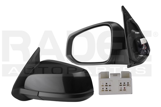 ESPEJO TY TACOMA 16-23 ELECTRICO C/DESENPANANTE P/PINTAR (5 PINES) 4X2/4X4/TRD/SPORT/EDICION ESPECIAL V6 6 CILINDROS 3.5L 2 PUERTAS Y MEDIA IZQ