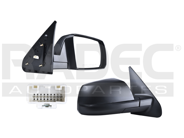 ESPEJO TY TUNDRA 07-13 ELECTRICO C/DESEMPANANTE NEGRO 5 PINES PLATINUM/SR5/LIMITED/BASE DER