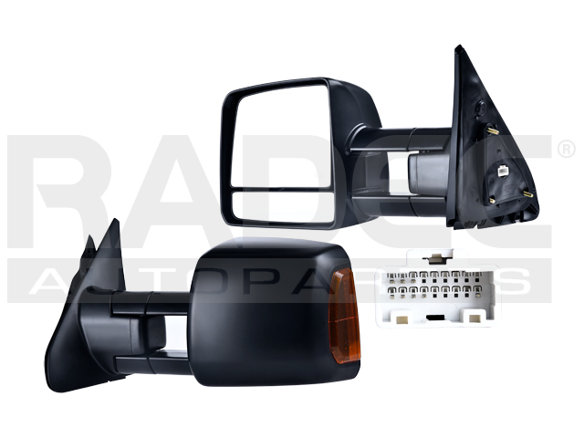 ESPEJO TY TUNDRA 07-21 (U.S.A) ELECTRICO C/DESENPANANTE C/DIRECCIONAL TELESCOPICO CORRUGADO SR/V/PLATINUM/SR5/LIMITED V8 8CILINDROS 4.6/5.7L 4 PUERTAS IZQ