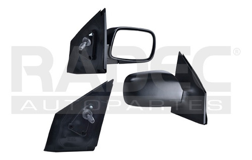 ESPEJO TY YARIS 04-06 C/CONTROL NEGRO SOL/BASE DER