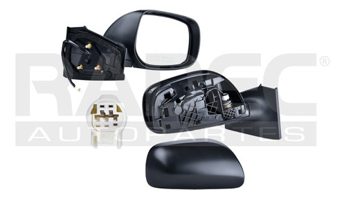 ESPEJO TY YARIS 07-11 ELECTRICO P/PINTAR RS/PREMIUM/CORE/BASE/S/CE/LE L4 4CILINDROS 1.5L 3/5 PUERTAS DER