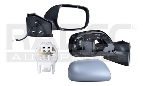ESPEJO TY YARIS 07-11 ELECTRICO P/PINTAR 3/5 PUERTAS GV BASE/S DER