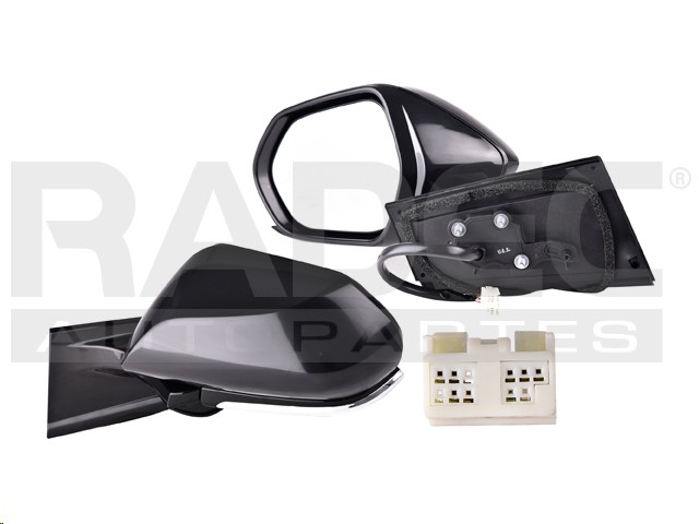 ESPEJO TY PRIUS 16-22 ELECTRICO C/DESENPANANTE P/SENSOR DE PROXIMIDAD P/PINTAR 6 PINES BASE/PREMIUM L4 4 CILINDROS 1.8L 5 PUERTAS (GV) IZQ