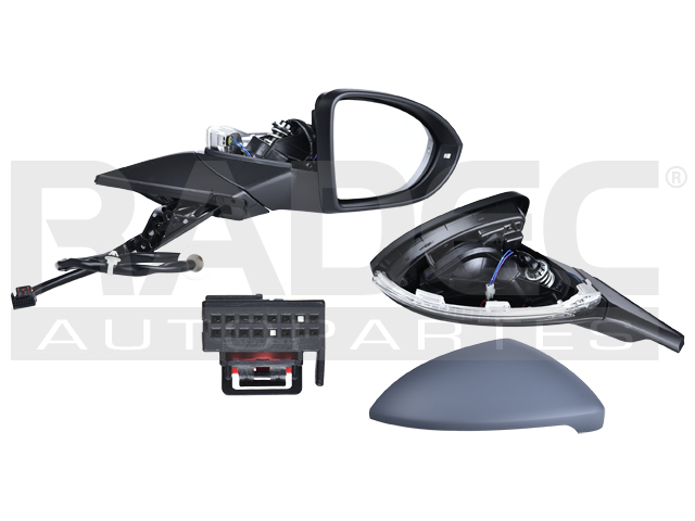 ESPEJO VW GOLF 15-19 ELECTRICO C/DESEMPANANTE C/DIRECCIONAL C/MEMORIA E/ABATIBLE P/PINTAR 13 PINES GTI/R-LINE/STYLE/LIFE/HIGHLINE/TRENDLINE/COMFORTLINE/WAGON DER