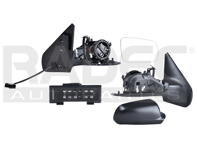 ESPEJO VW JETTA 99-07 ELECTRICO P/PINTAR 3 PINES GL/GLI/GLS/GLX/TDI/VR6/SOCCER/EUROPA/COMFORTLINE L4/L5/V6 4/5/6 CILINDROS 1.8/1.9/2.0/2.5/2.8L 4 PUERTAS DER
