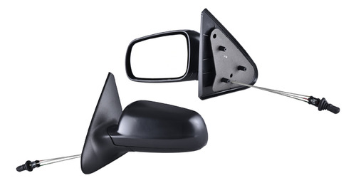 ESPEJO VW POINTER 00-09 2 PUERTAS C/CONTROL CORRUGADO NEGRO IZQ