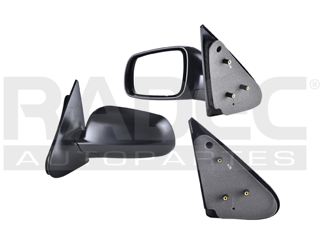 ESPEJO VW POINTER 00-09 4 PUERTAS MANUAL CORRUGADO NEGRO IZQ