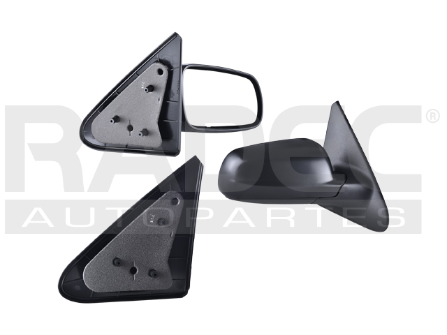 ESPEJO VW POINTER 00-09 2 PUERTAS MANUAL CORRUGADO NEGRO DER