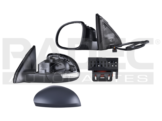 ESPEJO VW TIGUAN 09-17 ELECTRICO C/DESEMPANANTE C/DIRECCIONAL P/PINTAR IZQ