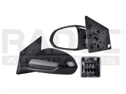 ESPEJO HY ACCENT 18-22 ELECTRICO P/PINTAR 3 PINES GL/GLS/MID L4 4 CILINDROS 1.6L 4/5 PUERTAS IZQ