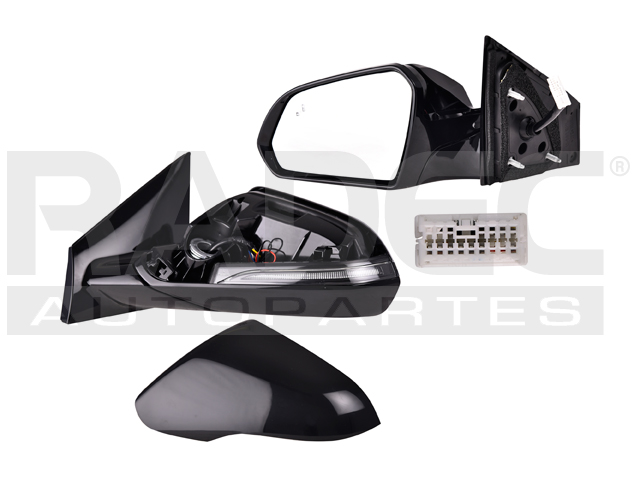 ESPEJO HY SONATA 18-19 ELECTRICO C/DESEMPANANTE C/DIRECCIONAL C/MEMORIA P/PINTAR SPORT L4 4 CILINDROS 2.0L 4 PUERTAS IZQ