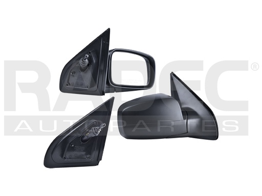 ESPEJO KI SORENTO 03-09 C/CONTROL CORRUGADO (U.S.A) BASE V6 6 CILINDROS 3.3/3.5/3.8L 5 PUERTAS DER