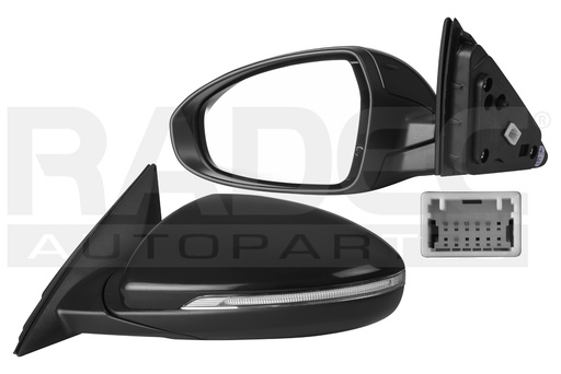 ESPEJO KI FORTE 19-20 ELECTRICO C/DES C/