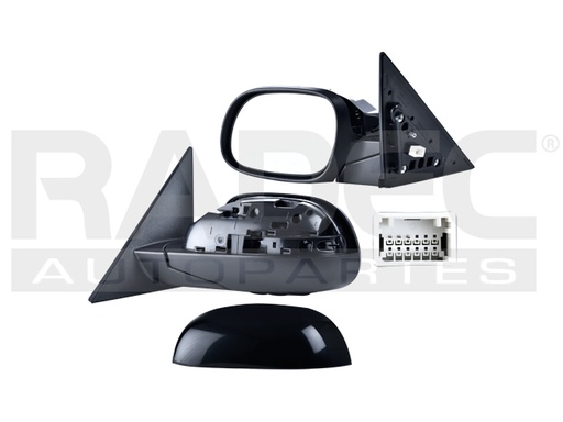 ESPEJO KI SOUL 16-19 ELECTRICO P/PINTAR 3 PINES LX L4 4 CILINDROS 1.6/2.0L 5 PUERTAS IZQ