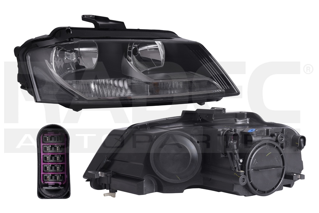 FARO AD A3 09-12 ELECTRICO C/MOTOR P/FOCO HALOGENO S/FOCO DEPO DER