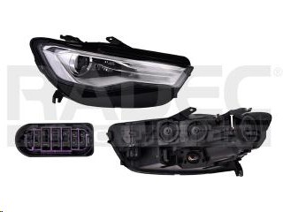 FARO AD A6 16-18 ELECTRICO C/MOTOR C/LEDS P/FOCO XENON S/FOCO DEPO DER