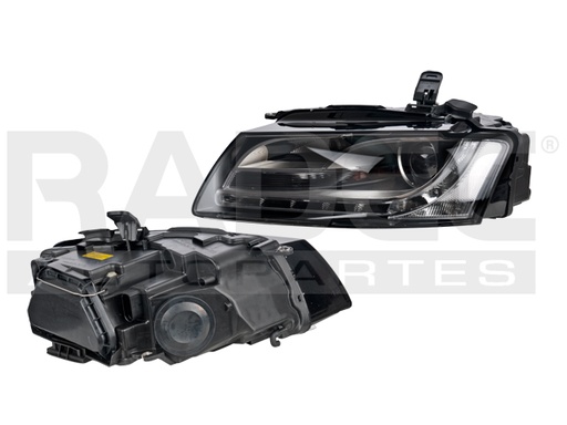 FARO AD A5 09-11 ELECTRICO C/MOTOR P/FOCO XENON C/LEDS S/FOCO DEPO IZQ