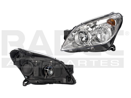 FARO CV ASTRA 06-08 ELECTRICO C/MOTOR FONDO CROMADO S/FOCO DEPO IZQ