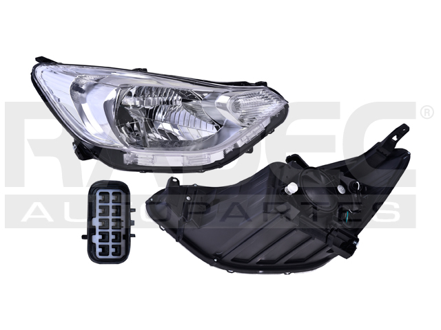 FARO CV AVEO 18-23 MANUAL/ELECTRICO S/MOTOR FONDO CROMADO S/FOCO DEPO DER