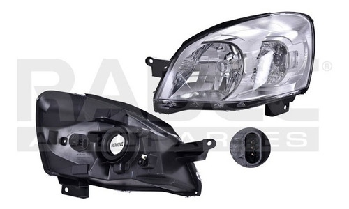 [019-0614-23] FARO CV CHEVY 09-12 FONDO CROMADO S/FOCO DEPO IZQ