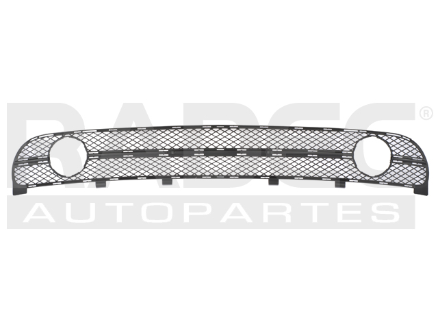 REJILLA FASCIA DELANTERA VW BEETLE 01-05 C/HOYO P/FARO CENTRAL