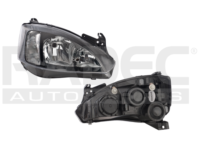 FARO CV CORSA 03-08 FONDO NEGRO P/FOCO H1/H7 5 PINES S/FOCO DEPO DER