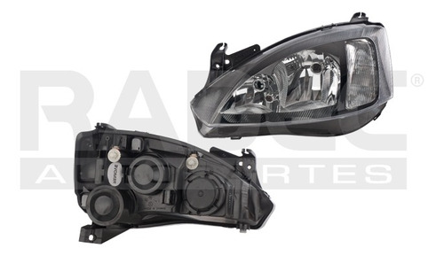 FARO CV CORSA 03-08 FONDO NEGRO P/FOCO H1/H7 5 PINES S/FOCO DEPO IZQ