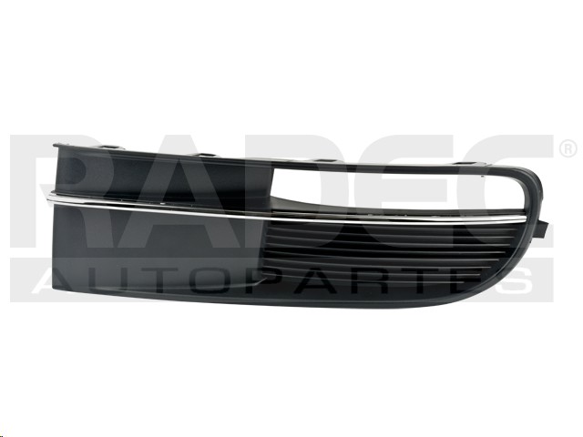 REJILLA FASCIA DELANTERA VW BEETLE 13-15 S/HOYO P/FARO C/MOLDURA CROMADA IZQ