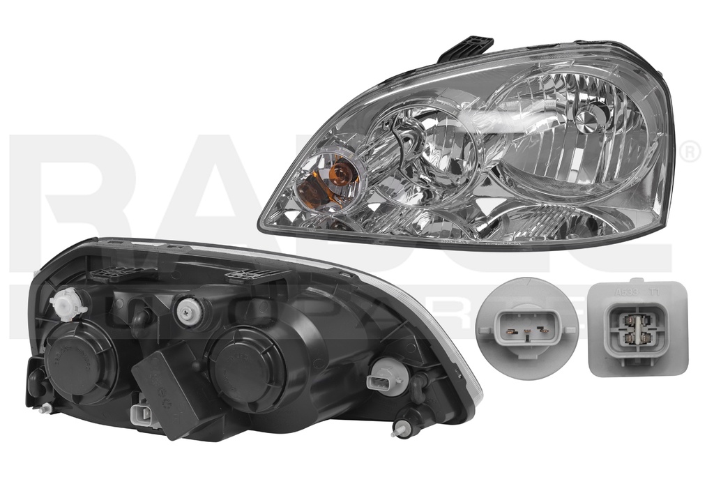 FARO CV OPTRA 06-10 3 PINES TYC IZQ