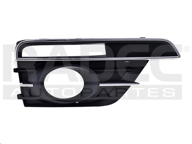 REJILLA FASCIA VW BEETLE 17-18 C/HOYO P/FARO C/MOLDURA CROMADA DER