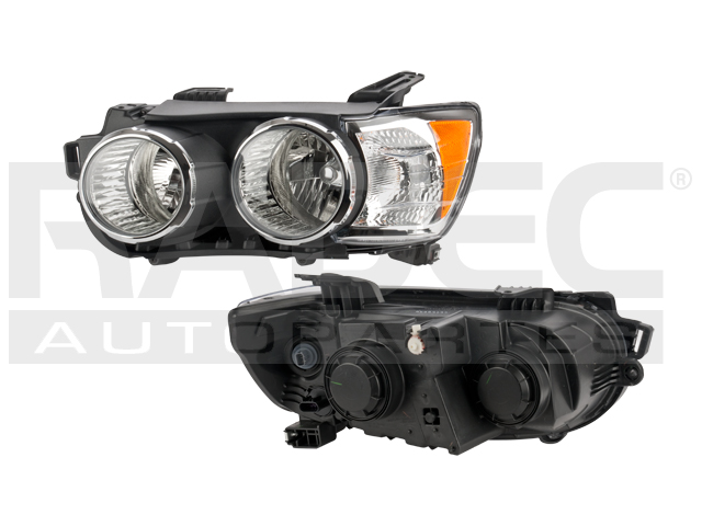 FARO CV SONIC LTZ 12-16 C/AROS CROMADOS C/REFLEJANTE AMBAR P/FOCO HB3/H11 S/FOCO DEPO IZQ