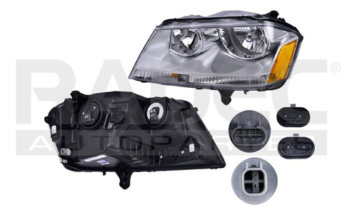 FARO DG AVENGER 08-14 FONDO CROMADO C/FOCO DEPO IZQ