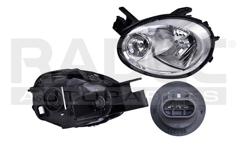 FARO DG NEON 03-05 FONDO CROMADO S/FOCO DEPO IZQ